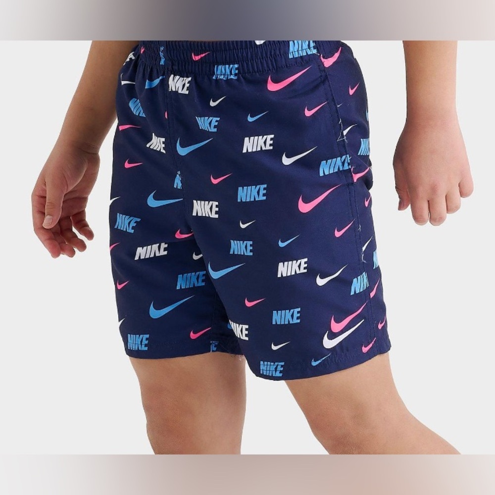 Nike Kids' Navy Logo Swim Shorts